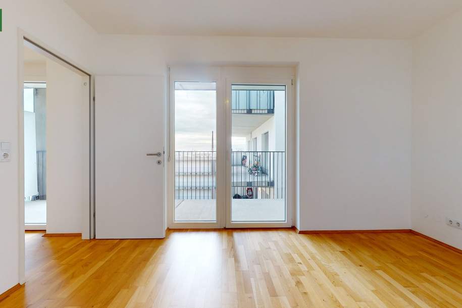 Ihr neues Zuhause im Brauquartier - Idyllische 2-Zimmer-Wohnung in urbaner Lage!, Wohnung-miete, 649,82,€, 8055 Graz(Stadt)