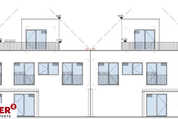 BAUGRUND MIT BAUBESCHEID FÜR EIN DOPPELHAUS, Grund und Boden-kauf, 590.000,€, 2201 Korneuburg