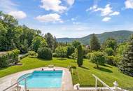 Private Estate Villa mit Fernblick | Privatwald | Virtual Tour | 4.200m2 Garten | 25 min. in den 1. Bezirk | Pool & Sauna