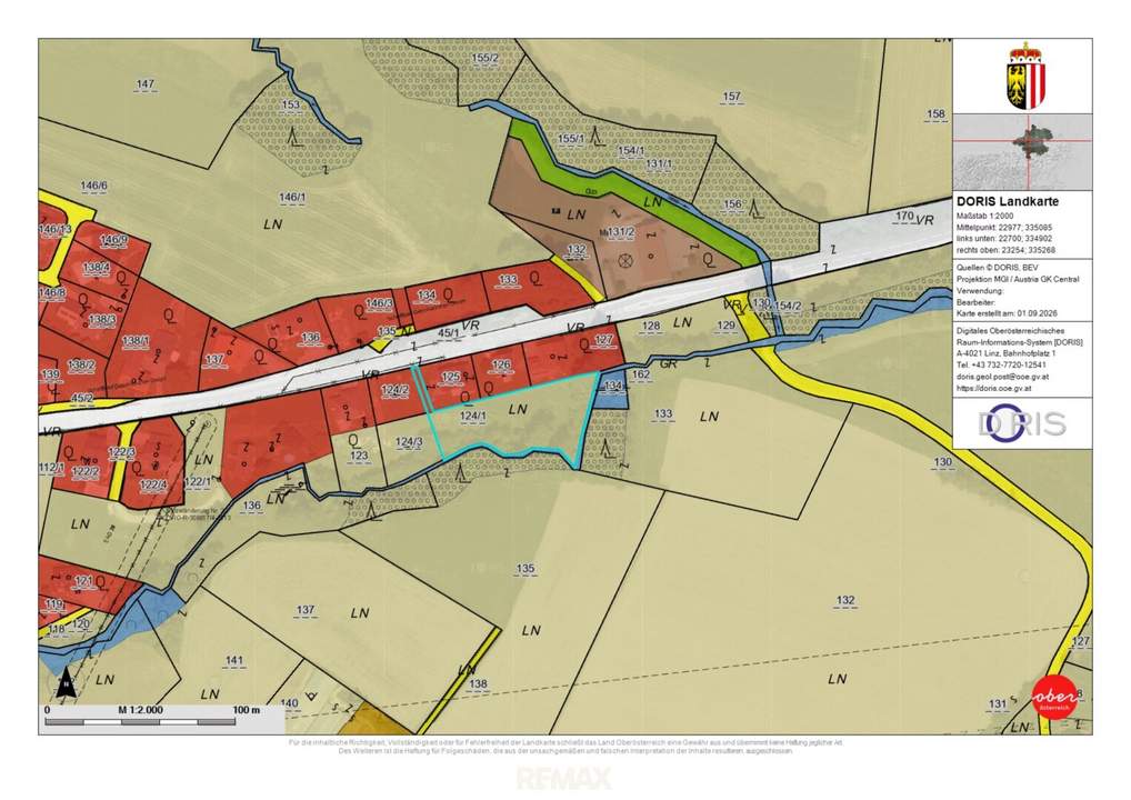 Grünland/Wald in Geboltskirchen | ca. 2.578 m²