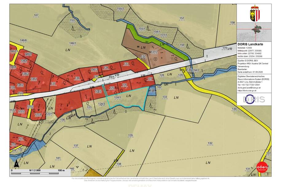 Grünland/Wald in Geboltskirchen | ca. 2.578 m², Grund und Boden-kauf, 50.000,€, 4682 Grieskirchen