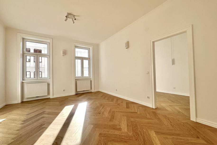 Erstbezug: helle Altbauwohnung mit gutem Grundriss!, Wohnung-kauf, 399.000,€, 1040 Wien 4., Wieden
