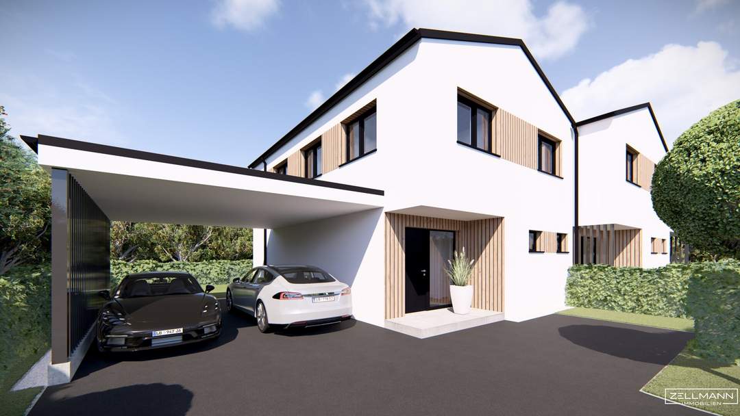 „Exklusives Doppelwohnhaus in Kirchberg am Wechsel – Wohnen im Grünen, nahe Wien“ | ZELLMANN IMMOBILIEN