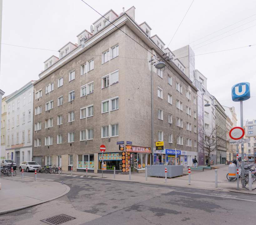 Ruhige Wohnung in bester Lage des 2. Bezirk- Glockengasse-2-Zimmer-Wohnung mit viel Potential !