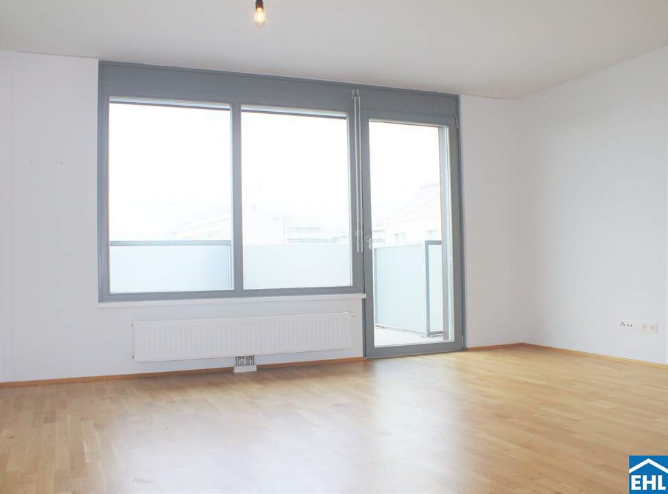Helle Singlewohnung mit großem Balkon Nähe Gasometer