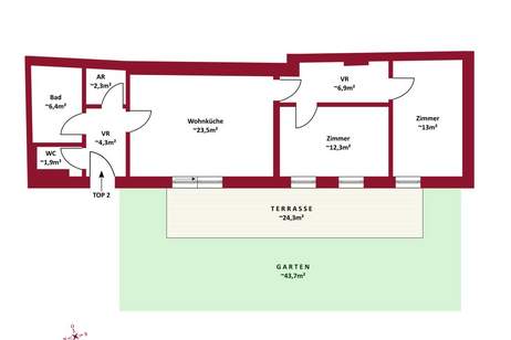 Sonnige Terrasse und Eigengarten | Nähe Kahlenberg, Cobenzl &amp; Beethovengang | ERSTBEZUG | Tiefgaragenplatz, Wohnung-kauf, 992.000,€, 1190 Wien 19., Döbling