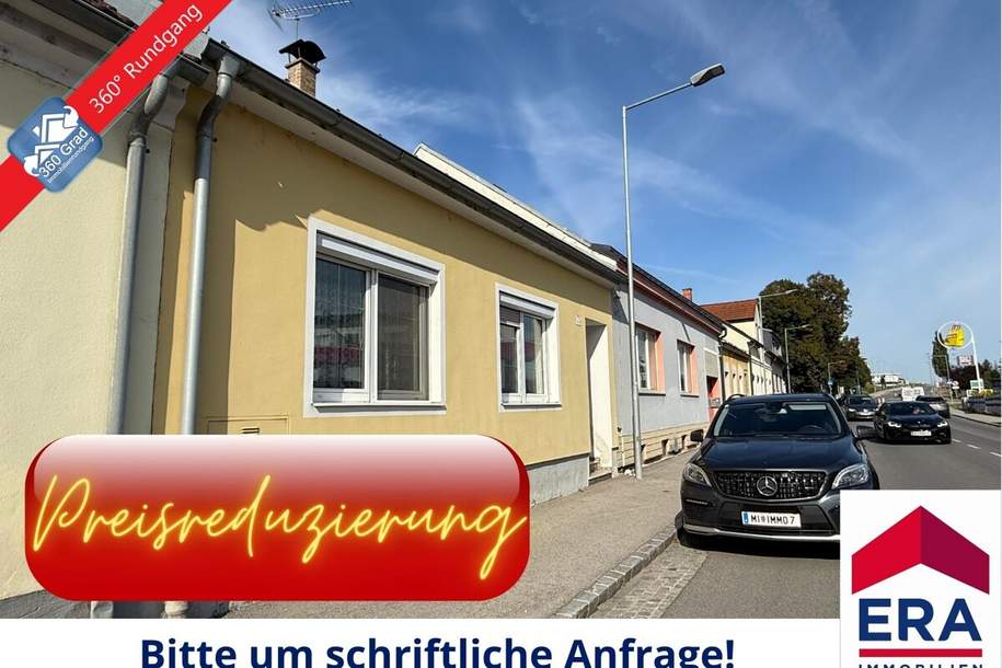 PREISREDUZIERUNG: Mistelbach - Einfamilienhaus mit uneinsehbarem Innenhof, Stadl und Nebenräumen!, Haus-kauf, 210.000,€, 2130 Mistelbach