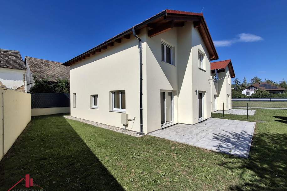 Nähe Stockerau: Letzte Einheit-Teilschlüsselfertiges Familieneigentum in bester Lage zu fairem Preis., Haus-kauf, 397.500,€, 2011 Korneuburg