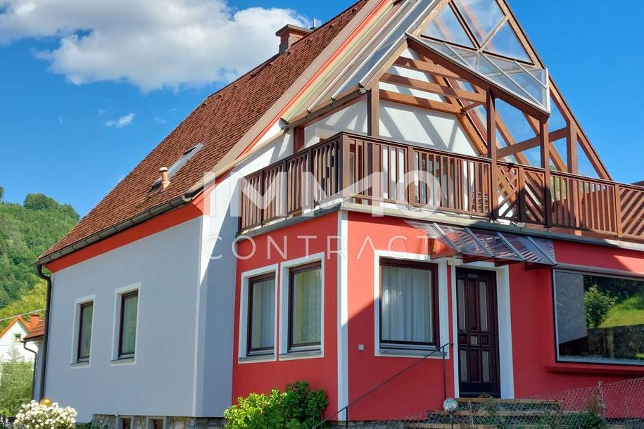 BRUCK: SONNIGES SCHÖNES WOHNHAUS MIT GARTEN UND GARAGE, Haus-kauf, 8600 Bruck-Mürzzuschlag