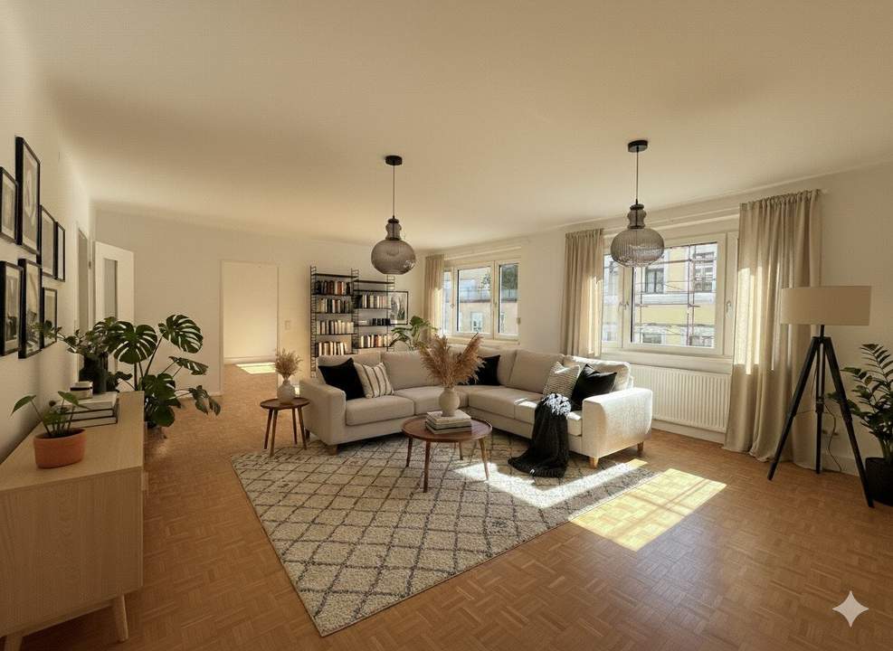 RARITÄT - HOCHWERTIG SANIERTE 5-ZIMMER-WOHNUNG MIT BALKON IM 5. LIFTSTOCK