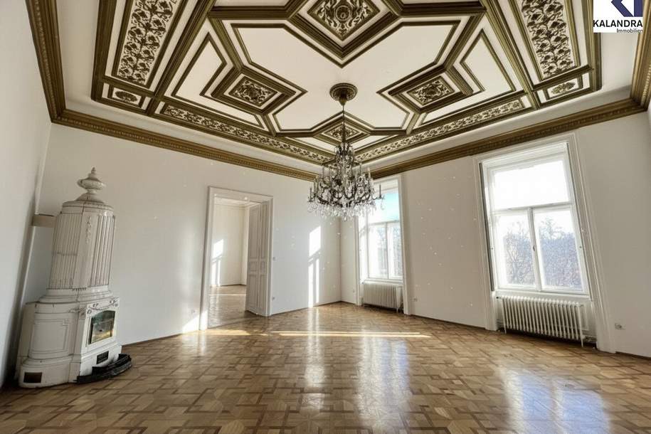 360° TOUR // REPRÄSENTATIVES ALTBAUBÜRO am PARKRING, Gewerbeobjekt-miete, 21.795,00,€, 1010 Wien 1., Innere Stadt
