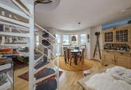 Dachgeschosswohnung mit Turmzimmer und Panorama-Ausblick