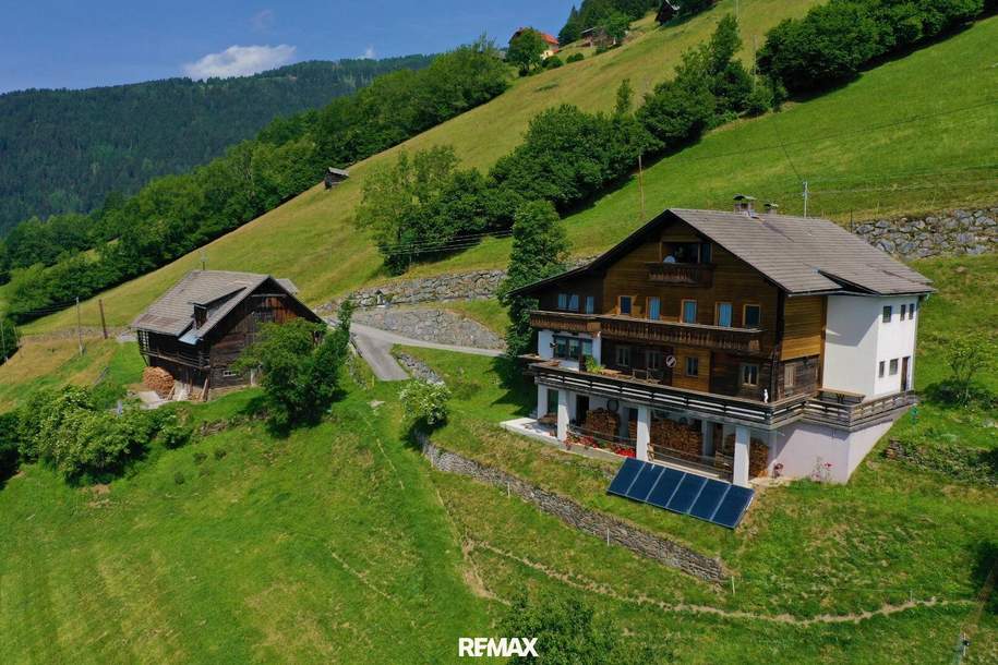 Landwirtschaft mit traumhafter Südhanglage!, Gewerbeobjekt-kauf, 690.000,€, 9754 Spittal an der Drau