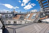 Löwelstraße: Klimatisierte Maisonette-Wohnung mit Dachterrasse in top Innenstadtlage - ab sofort!