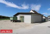 Außenlagerfläche mit Garage im Ennshafen!