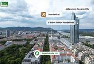 Klimatisierte Dachgeschoss-Wohnung nahe U6 Handelskai & S-Bahn! Moderner Neubau mit inkludierter Küche! Ab Sofort verfügbar!