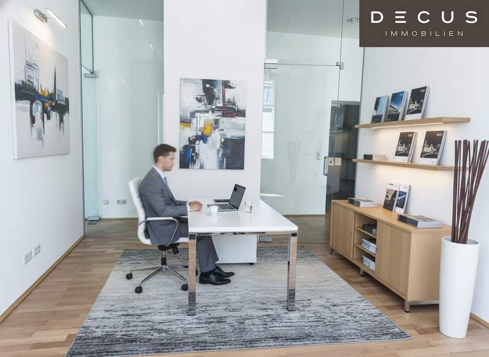 + + + + NÄHE WIEN MITTE + + + repräsentatives 6-Raum-Altbaubüro mit Glas + + + GEKÜHLT + + +
