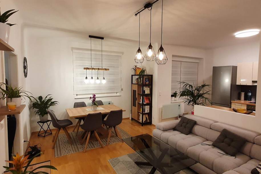 Voll möblierte 2-Zimmer-Wohnung mit Balkon in Toplage, Wohnung-miete, 1.450,00,€, 1020 Wien 2., Leopoldstadt