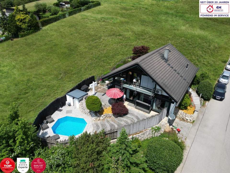 Luxuriöses HUF-Haus in Klosterneuburg, Maria Gugging – Exklusives Wohnen im Einklang mit der Natur!