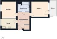 Wohnen über den Dächern Dornbirns – 2-Zimmer-Wohnung im Oberdorf