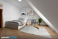 Charmante sonnige Dachgeschoss-Maisonette im Altbau mit 4 Zimmern und Terrasse