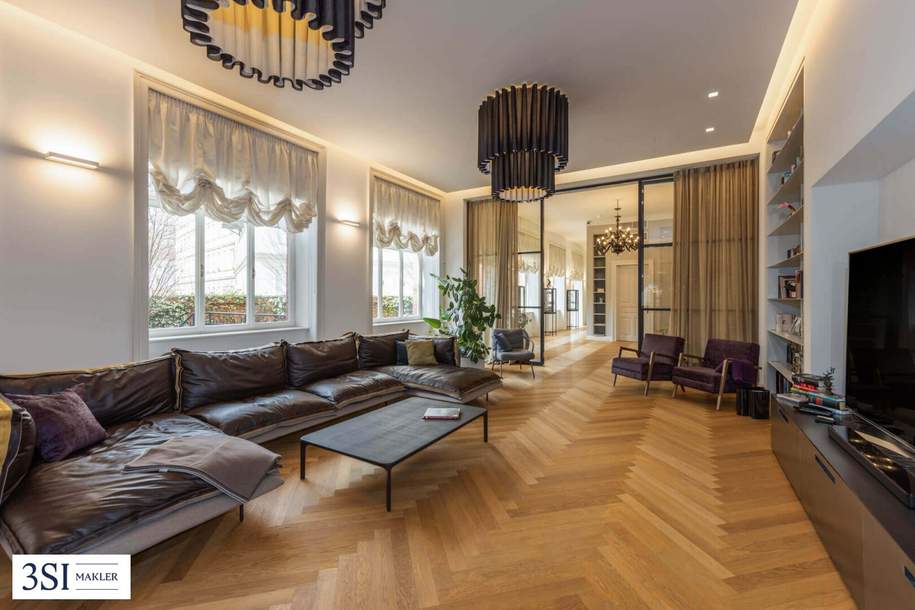 Exklusives Townhouse mit Loft-Charakter und privaten Gärten in bester Wiener Lage, Wohnung-kauf, 9.900.000,€, 1040 Wien 4., Wieden