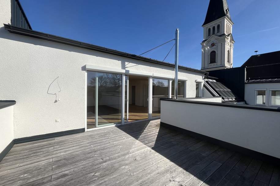 Offen, hell, besonders – Dachgeschoss mit Terrasse, Wohnung-miete, 2.225,00,€, 5110 Salzburg-Umgebung