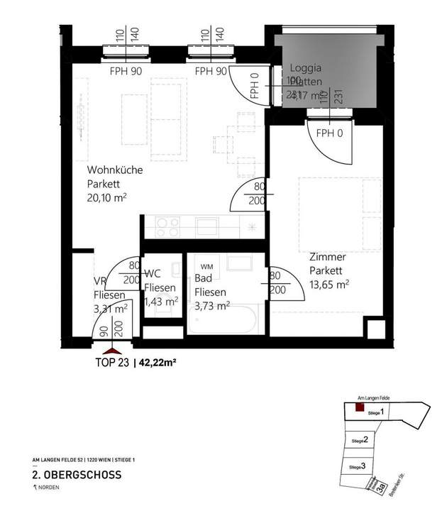 Am Langen Felde 52, 1220 Wien