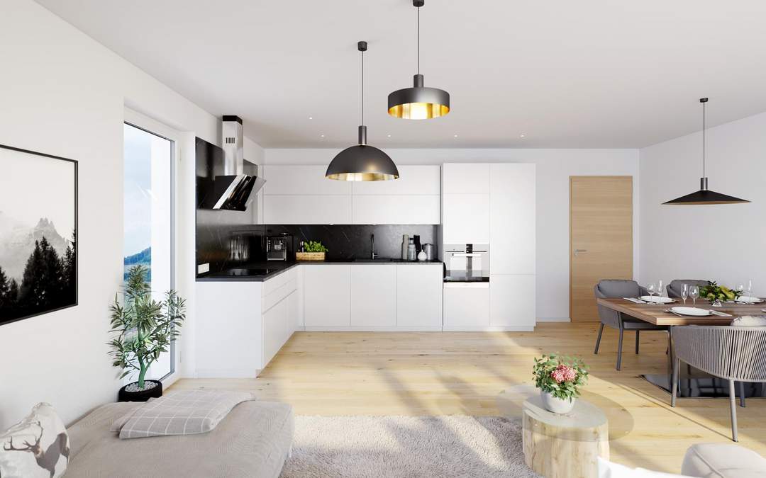 BergBlick 9.0 - Neuwertige 2 Zimmer Wohnung in Straßwalchen bei Salzburg