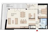 Moderne 2-Zimmer-Loftwohnung mit großzügiger Südterrasse in Linz nähe WIFI zu vermieten! (Top 52)