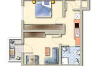 Trendig-sanierte 2,5-Zimmer-Wohnung mit Balkon in zentraler Lage