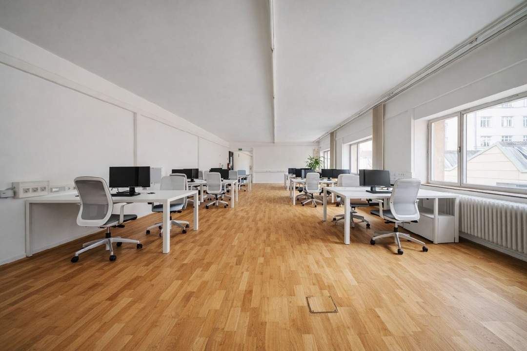 Offen gestaltete Bürofläche im Herzen des 5. Wiener Bezirks zu mieten