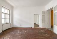 STILALTBAU mit Potenzial inkl. LOGGIA in Bestlage unweit des 1. Bezirks | Ideal auch zur WG-Nutzung | 3. Stock | Westausrichtung | Repräsentatives Jahrhundertwendehaus