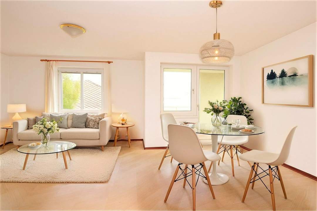 Gemütliche 3-Zimmer-Wohnung mit Südbalkon