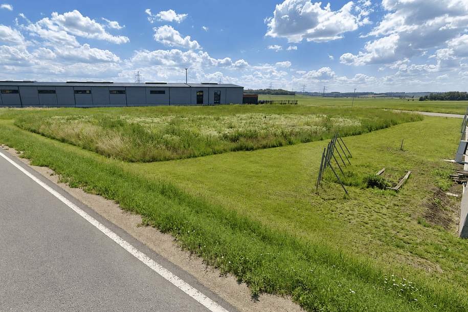 Attraktives Betriebsgrundstück mit 3.451 m² in frequentierter Gewerbelage von Zellerndorf, Grund und Boden-kauf, 69.020,€, 2051 Hollabrunn