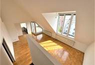 DACHGESCHOSS, Buchengasse, 89 m2 Neubau-Maisonette mit 13 m2 Terrasse, 3 Zimmer, Komplettküche, Wannenbad, Parketten, U1-Nähe