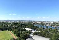 Terrassen-Garconniere im 21. Stock mit Donaupark- Fernblick bei der U1 und UNO-City