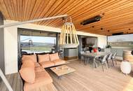 Architektenhaus in sonniger Ruhelage mit Spiral-Weinkeller, Infinity Pool und Burgblick