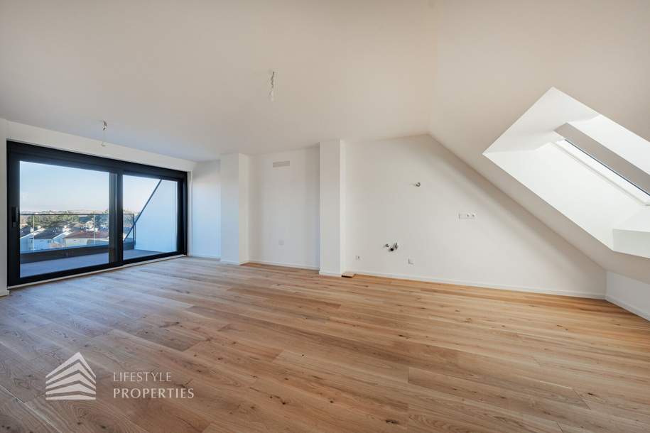 Erstbezug! Exklusive Penthouse - Wohnung mit zwei Dachterrassen, Nähe Marchfeldkanal, Wohnung-kauf, 699.000,€, 1210 Wien 21., Floridsdorf