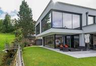 Neubau Ski amadé, am Grünland mit Panoramablick auf die Alpen