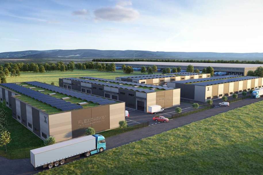 Hochmoderner Gewerbepark in Stockerau - Flexiparks Wien Nord II, Gewerbeobjekt-miete, 9,80,€, 2000 Korneuburg