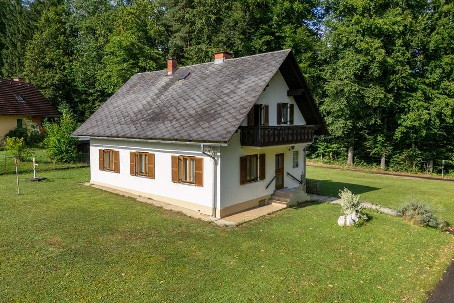 Einfamilienhaus mit großem Grundstück in sonniger Ruhelage, Haus-kauf, 159.000,€, 8552 Deutschlandsberg
