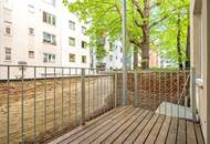 ++NEU++ Sanierte 2-Zimmer ALTBAUWOHNUNG mit Balkon! gänzlich im Innenhof!