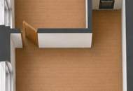 Neuer Preis!! Gut geschnittene 2-Zimmer Wohnung in absoluter Hofruhelage im ersten Stock