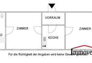 Gepflegte 2-Zimmer-Altbauwohnung, komplett neu saniert, in zentraler Lage