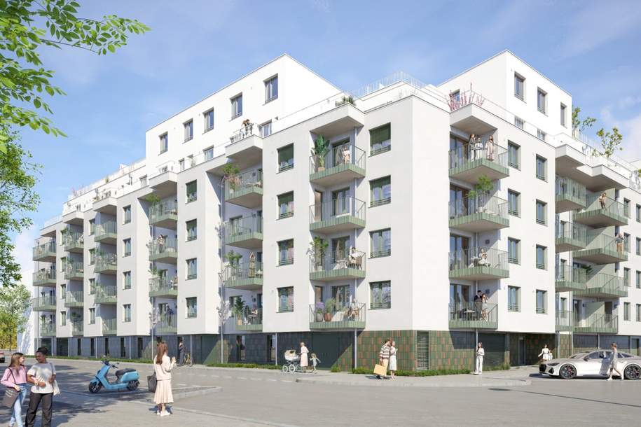 FORSTHAUS - Gartenwohnung - 4 Zimmer mit großer Freifläche Nähe Donaukanal (FH2), Wohnung-kauf, 599.000,€, 1200 Wien 20., Brigittenau