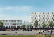 Einzigartige Neubau Geschäfts-/Gastrofläche im Neubauprojekt "Med Cube Linz Mitte" zu vermieten!