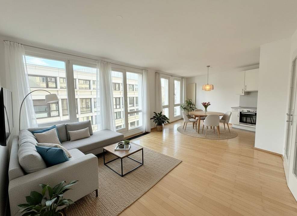 1040! LIVING in the CITY mit KARLSKIRCHENAUSSICHT! Schöne 3-Zimmer Wohnung mit Gemeinschaftsterrasse!