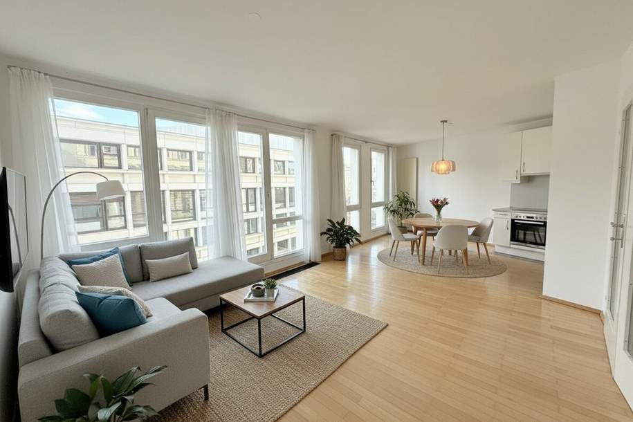 1040! LIVING in the CITY mit KARLSKIRCHENAUSSICHT! Schöne 3-Zimmer Wohnung mit Gemeinschaftsterrasse!, Wohnung-miete, 2.146,88,€, 1040 Wien 4., Wieden