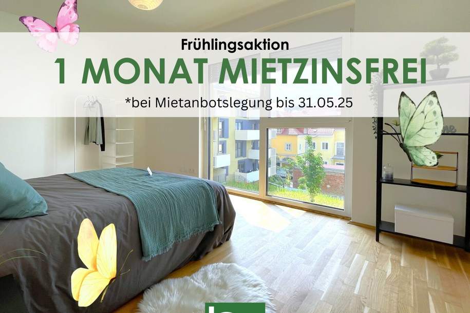 Urbaner Wohntraum am Puls von Graz: Hochwertiger Erstbezug mit Dachterrasse und Schlossbergblick - AKTION - 1 MONAT HAUPTMIETZINSFREI. - WOHNTRAUM, Wohnung-miete, 979,55,€, 8020 Graz(Stadt)